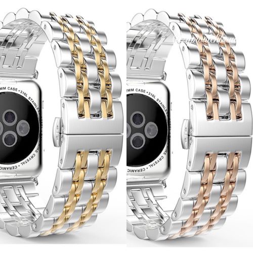 Stainless Steel Apple Watch Band 16-18-20-22MM 38/40/41MM - 42/44