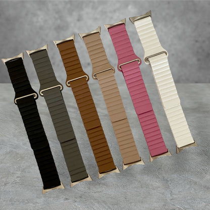 Google Pixel Magnetic Genuine Leather Loop Watch Band Quality Plus Watchbands