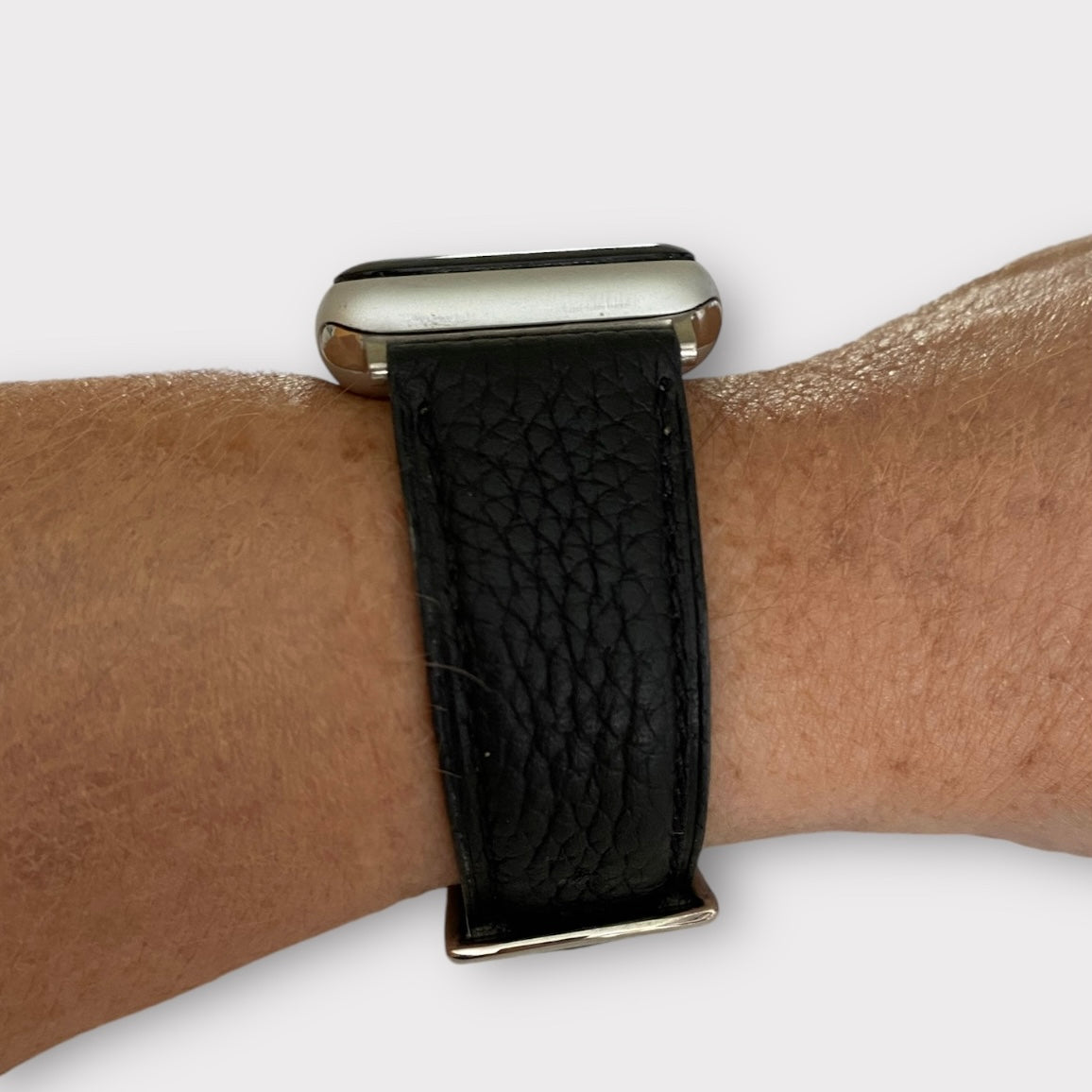 Apple Watch Band Black Leather Watchband