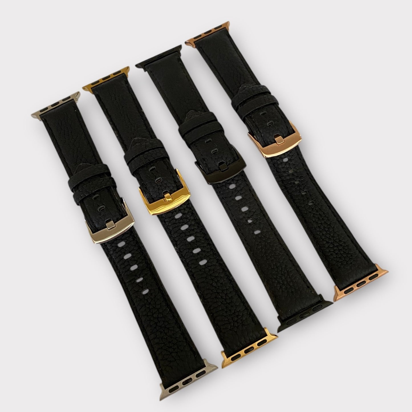 Apple Watch Band Black Leather Watchband