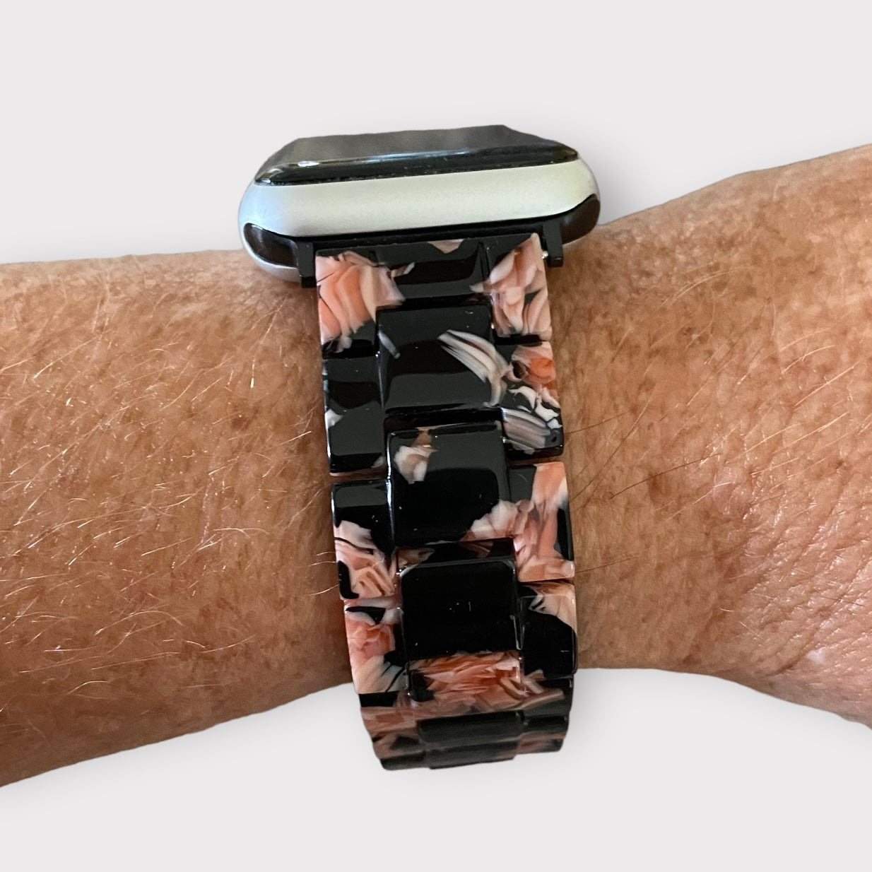 Apple Watch Resin Watchband With Adapter-Clasp Color Options