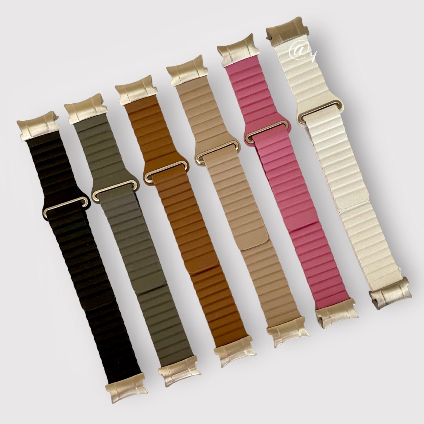 Samsung Galaxy Magnetic Genuine Leather Loop Watch Band Quality Plus Watchbands