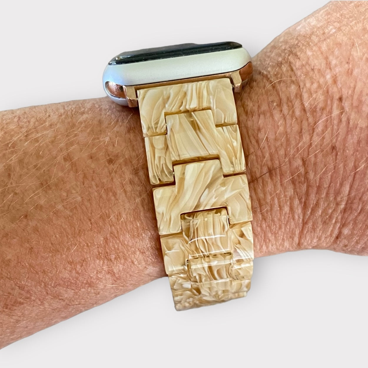 Apple Watch Resin Watchband With Adapter-Clasp Color Options