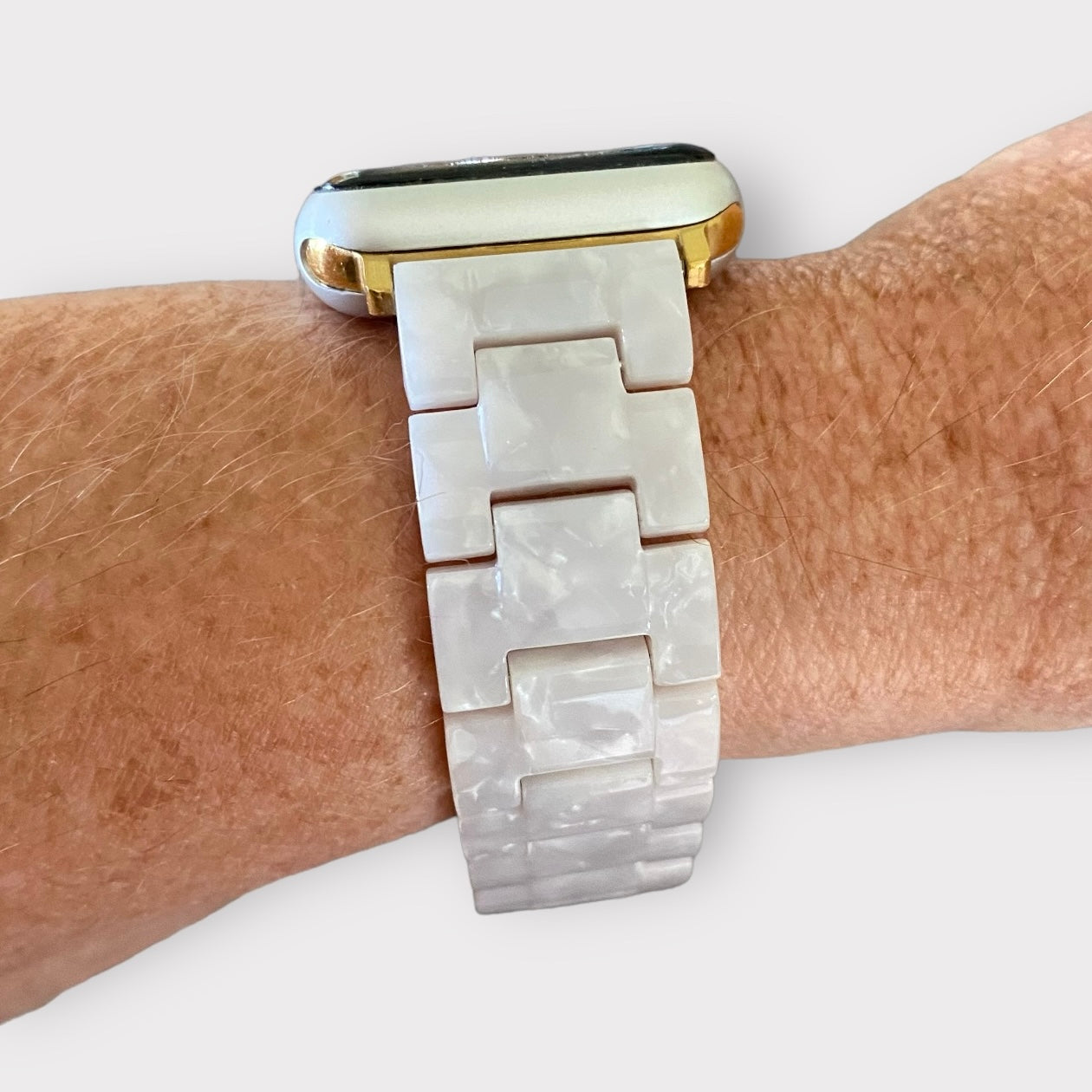 Apple Watch Resin Watchband With Adapter-Clasp Color Options