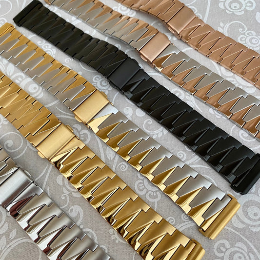 Fitbit Versa Two Tone Stainless Watch Band Quality Plus Watchbands